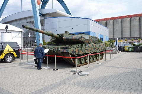 Leopard 2PL podczas XXV MSPO (Foto: Wojciech Gargała)