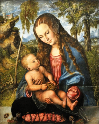 Łukasz Cranach starszy „Madonna pod Jodłami”